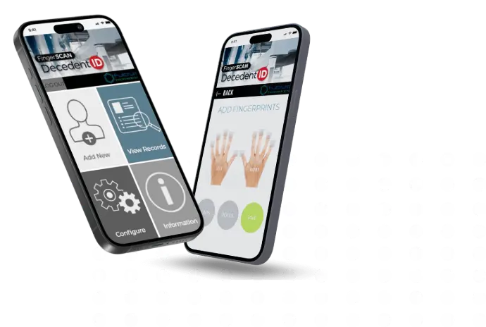 FingerSCAN DecedentID – Biometric ID for Unknown Decedents FingerSCAN DecedentID – Biometric ID for Unknown Decedents
