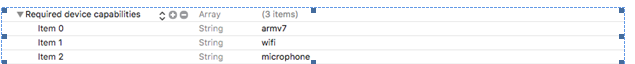 Device Capabilities