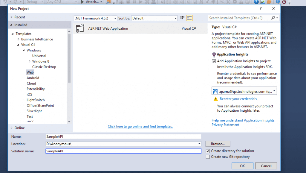 API project